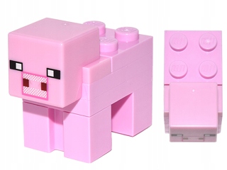 

Lego minepig03 Minecraft pig świnia 21161 (5g)