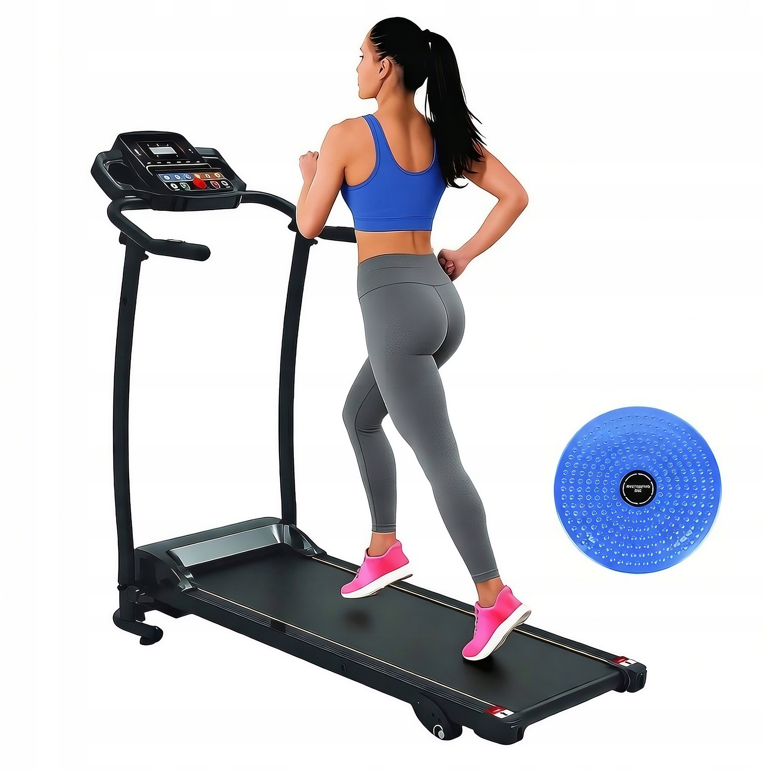 Bieżnia Elektryczna Domowa Hrs T-150 Regulacja Nachylenia Składana Twister