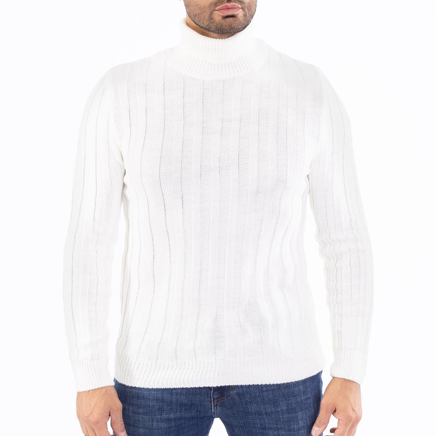 Pánský svetr Rolák Žebrovaný, elastický