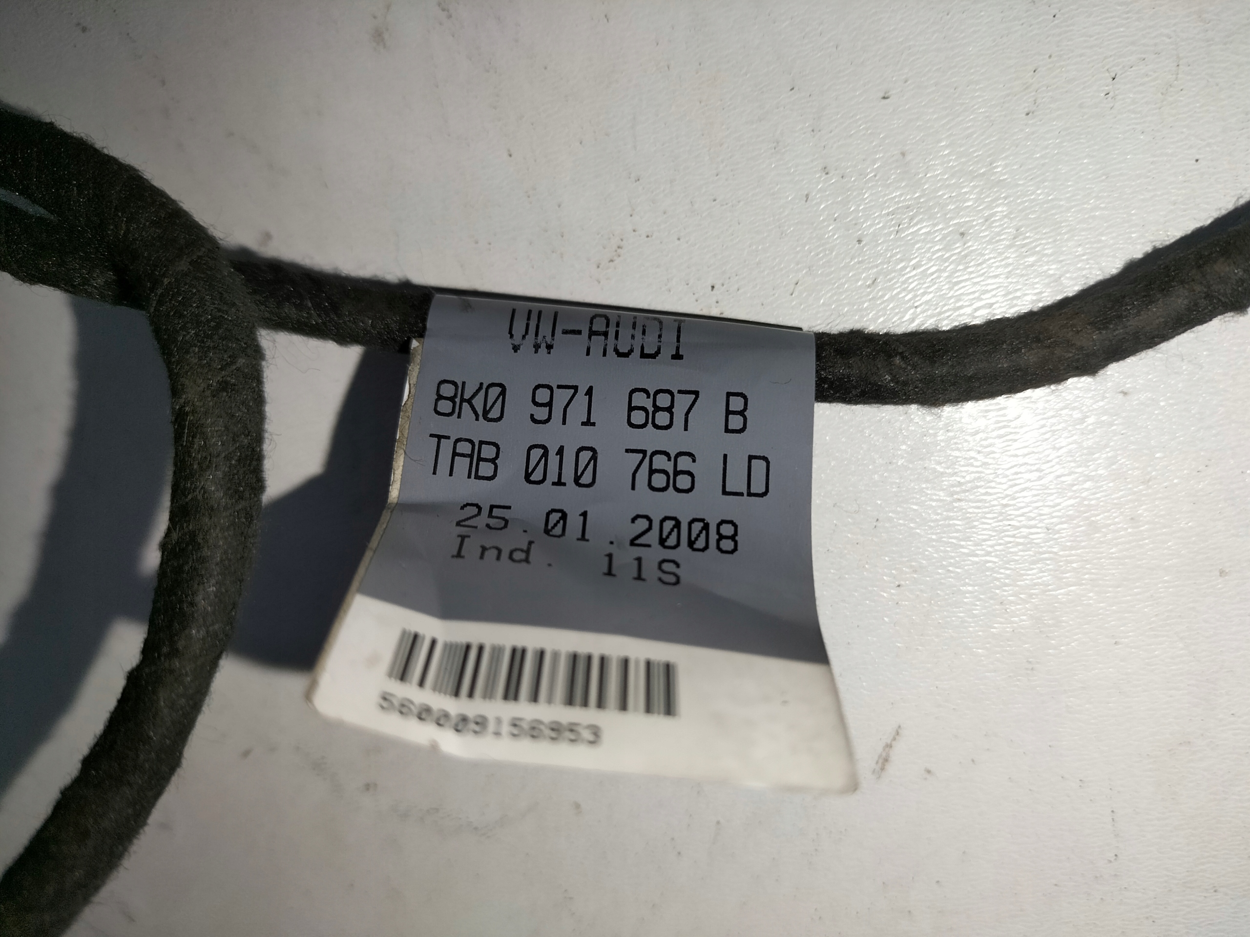 wiring bundle door rear part right AUDI A4 B8 07