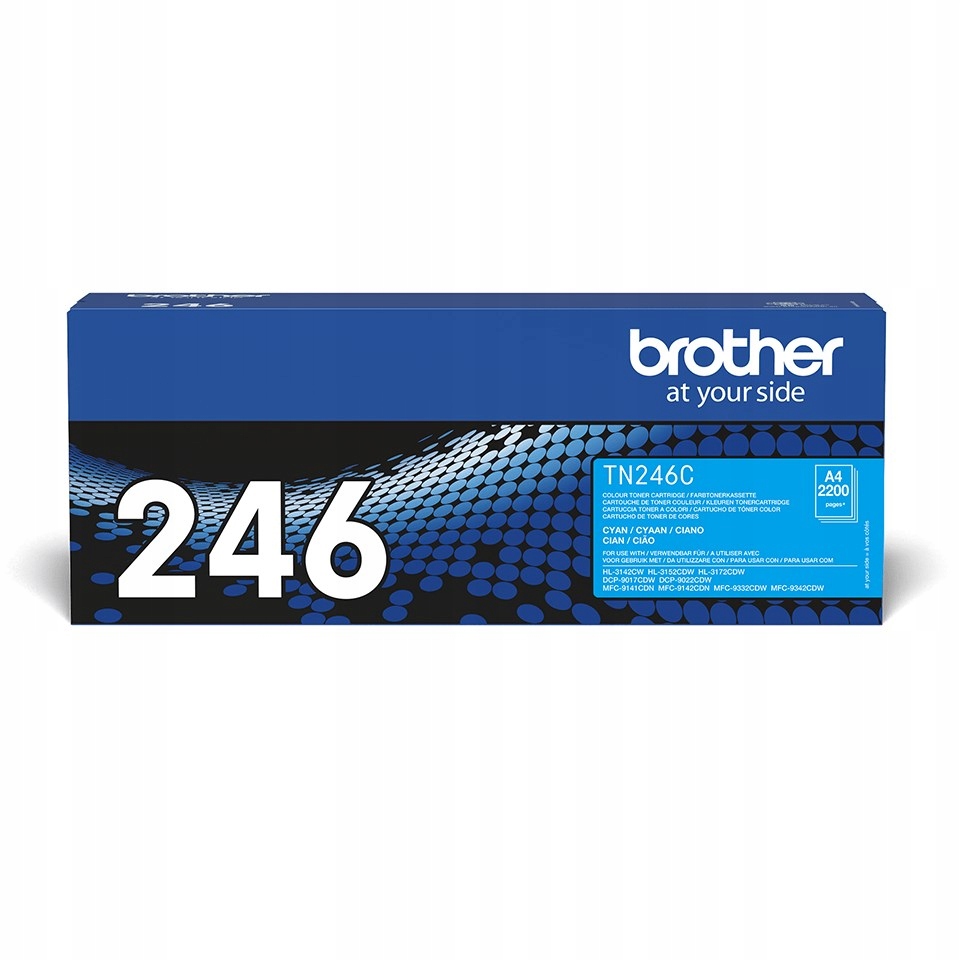 TN-246 Cyan Toner 2200 stron Laser HL-3142CW/3152CDW/3172CDW