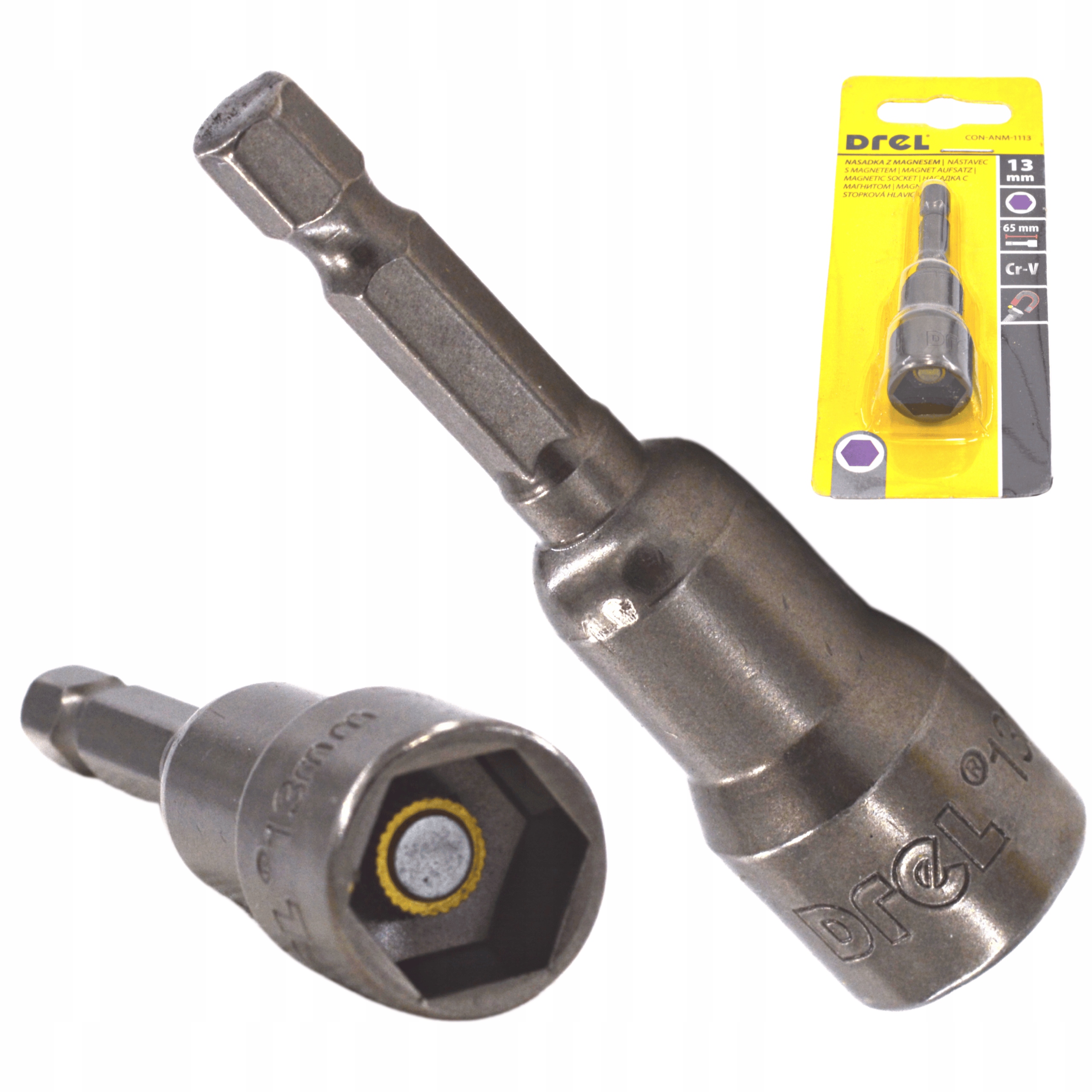 

Nasadka Farmer 13 mm. Klucz Wkrętarki 1/4 Magnes