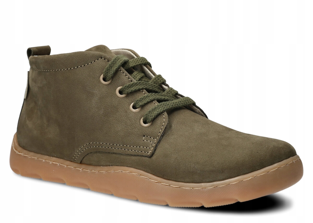 Dámské kotníkové boty, boty khaki Nagaba 631 pohodlné 38