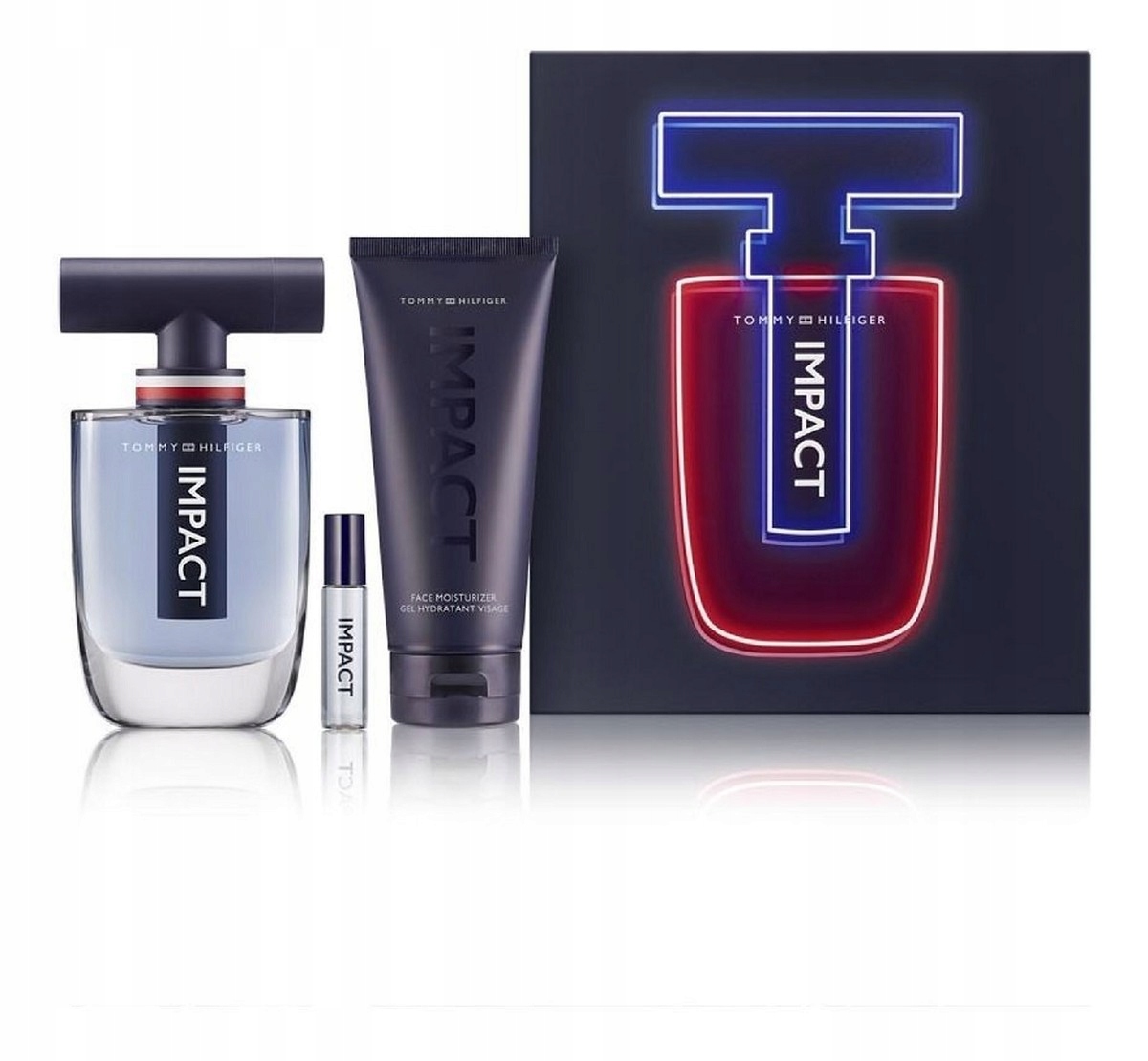 Tommy Hilfiger Impact sada toaletní voda 100 ml 4 ml x 2 gel 100 ml