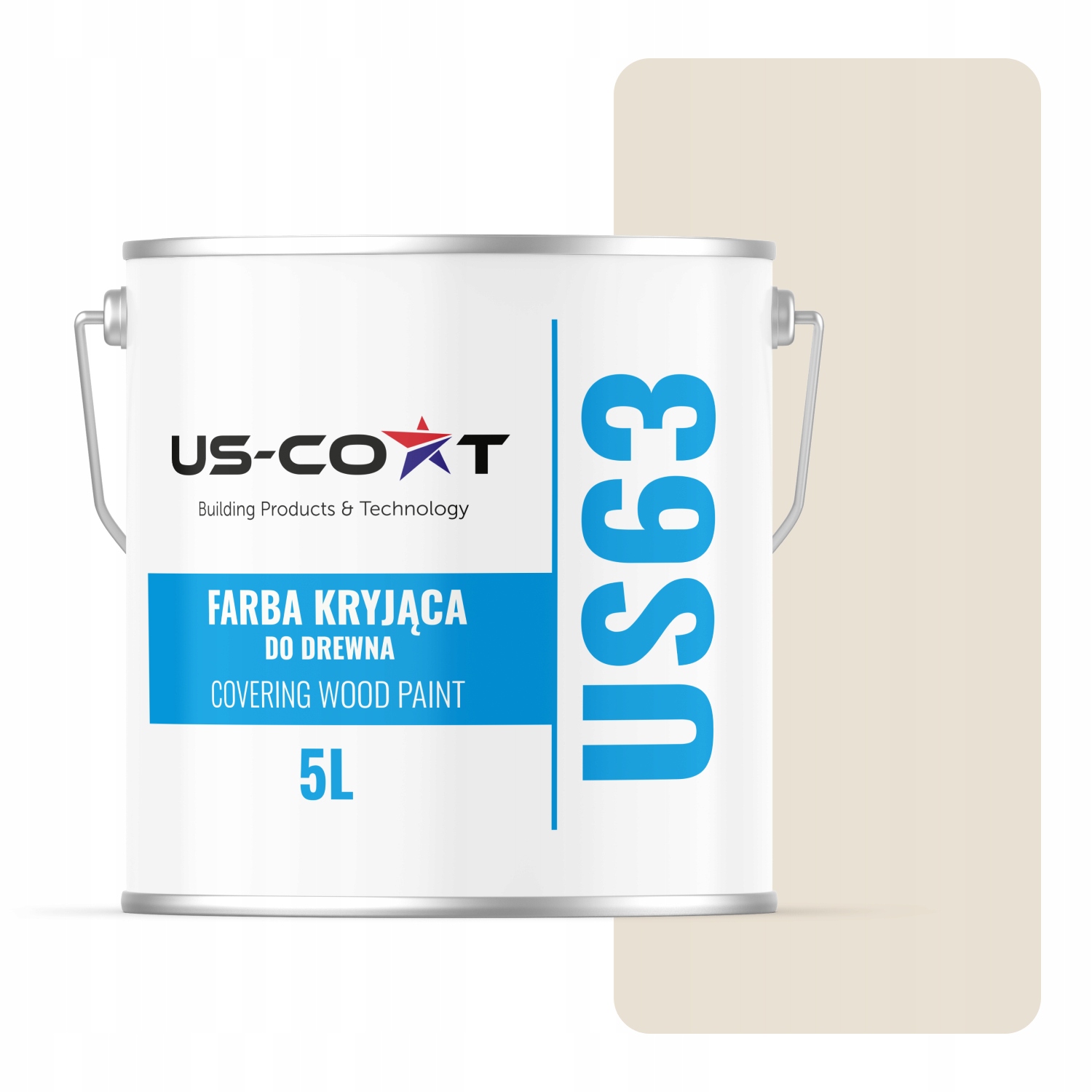 Barva Na Dřevo Kryjící Dveře Renovační Barva Krémová RAL9001 Lesk 5L