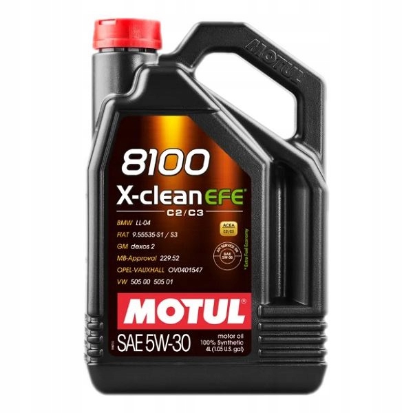 Motul 8100 X-clean Efe 5W30 olej silnikowy 109171 4L