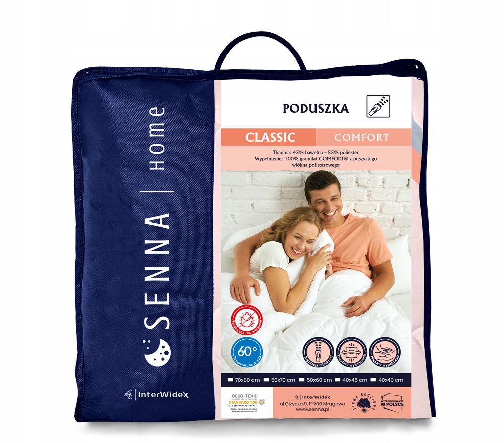 

Inter Widex Poduszka Classic Różowa 40x40 250g