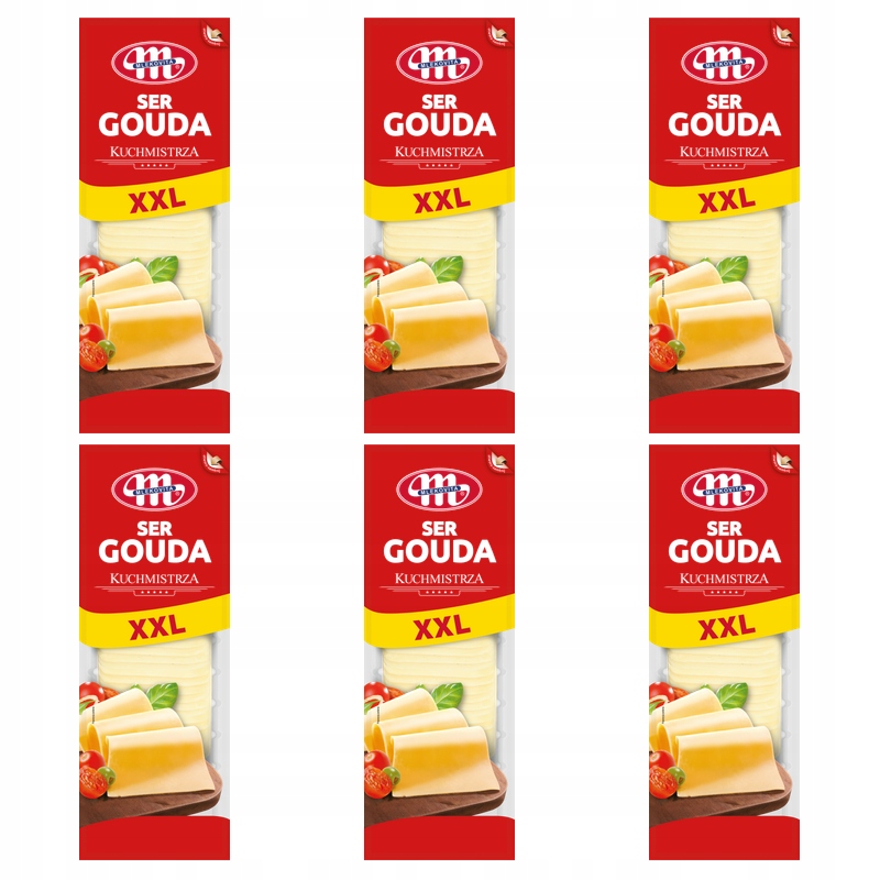 Mlekovita Sýr Gouda plátky 1kg X6