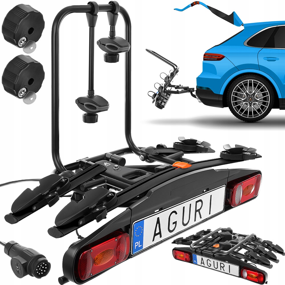 

Bagażnik Rowerowy Na Hak Aguri Active Bike 2