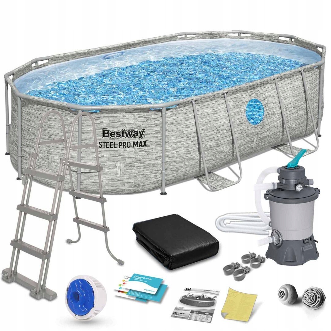 Záhradný bazén s konštrukciou 488 x 305 x 107 cm 11v1 Bestway 56946