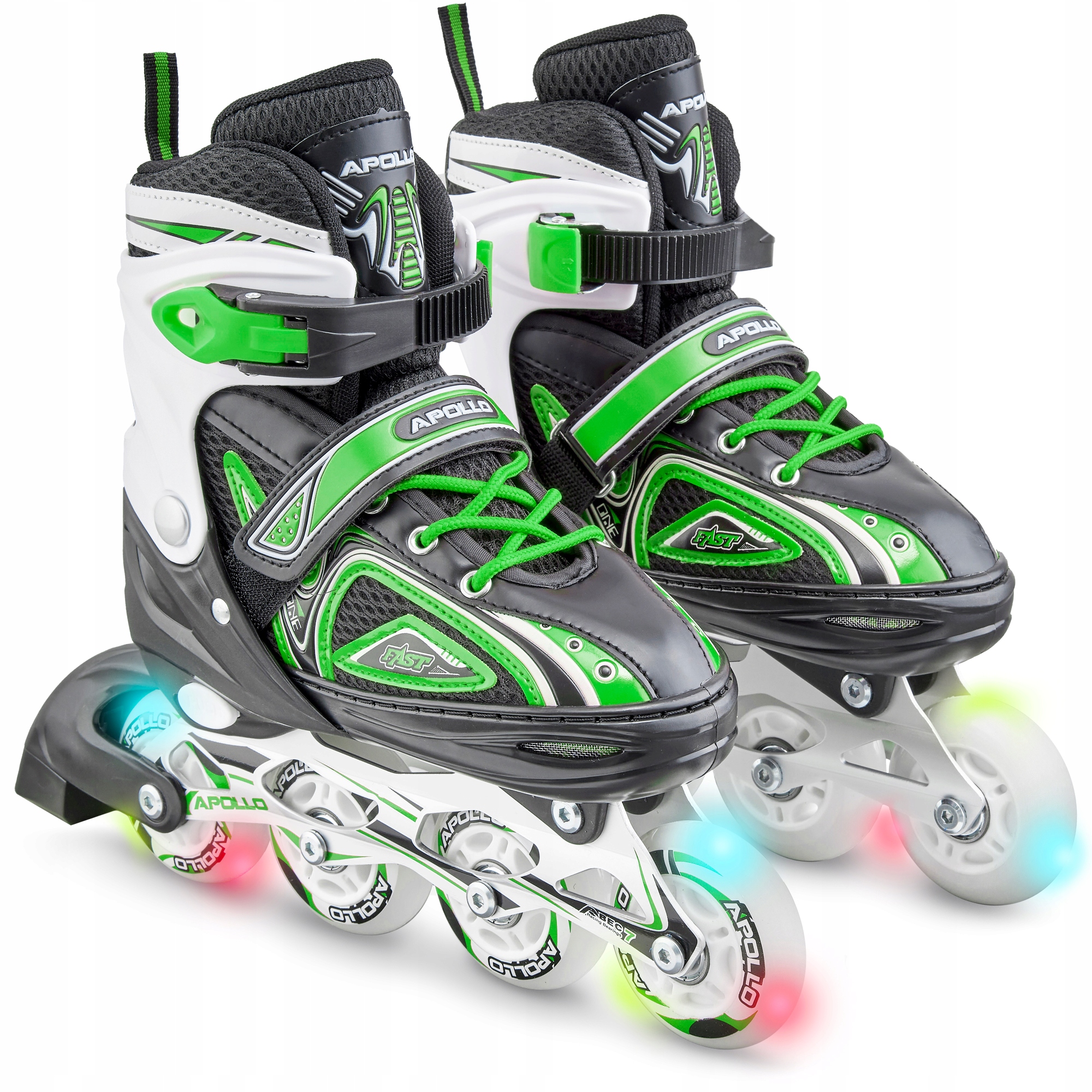 Apollo Rolki Super Blades X Pro, Regulowane rolki - zielone - S