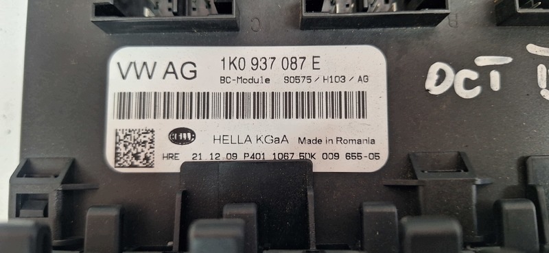 Unité commande confort SKODA OCTAVIA II 1K0937087E