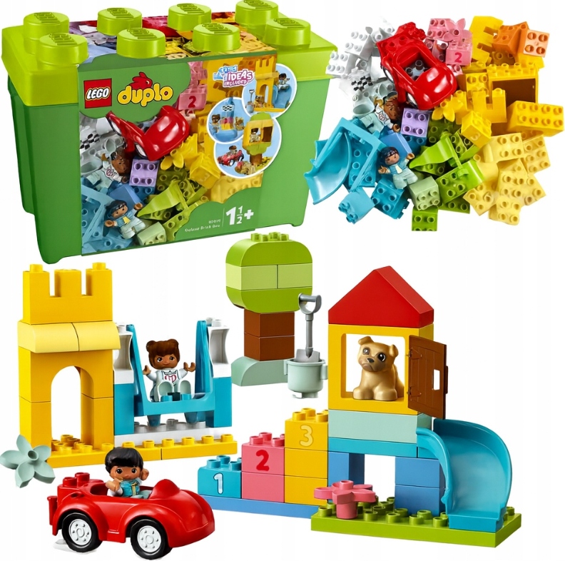 Lego Duple Deluxe Duzy Box Zestaw Klocki Do Ukladania Duze Pudelko Duplo
