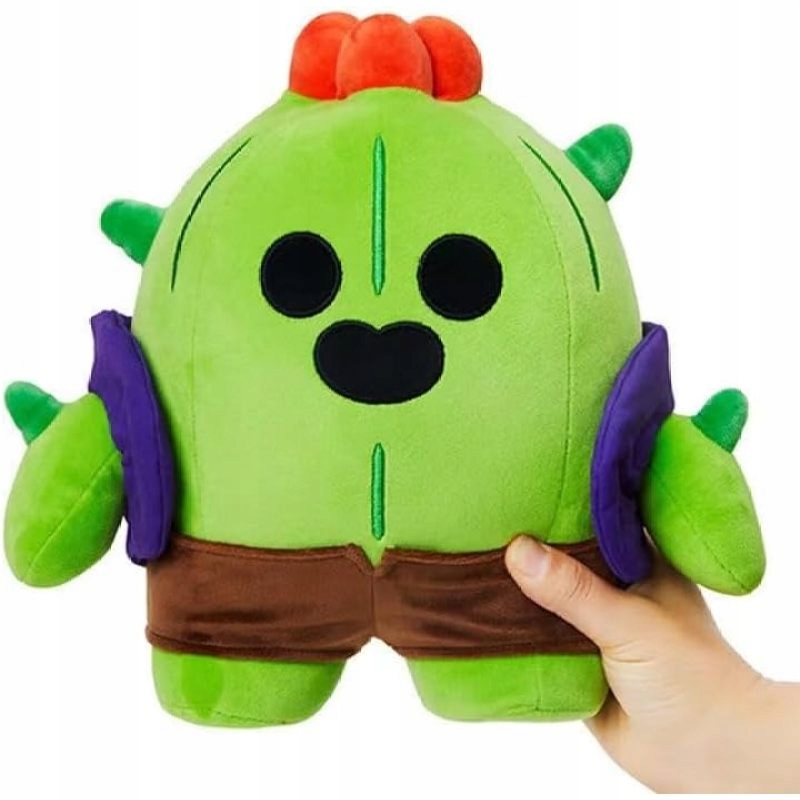 SPIKE MASKOTKA POSTACIE Z GRY BRAWL STARS ZABAWKA MIĘKKA PLUSZAK 25cm ,Z PL