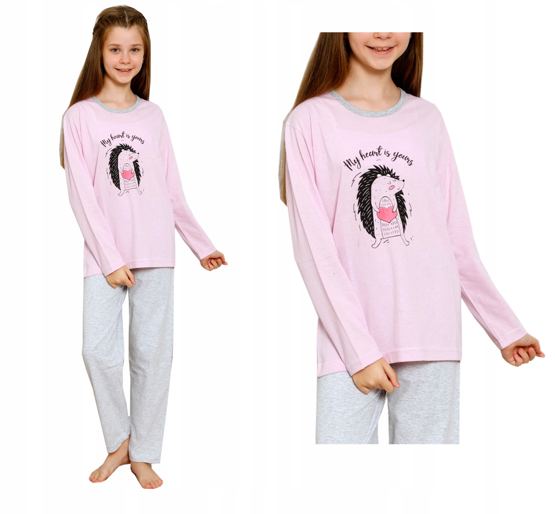 Piżama dziewczęca 158/164 długi rękaw dziecięca
