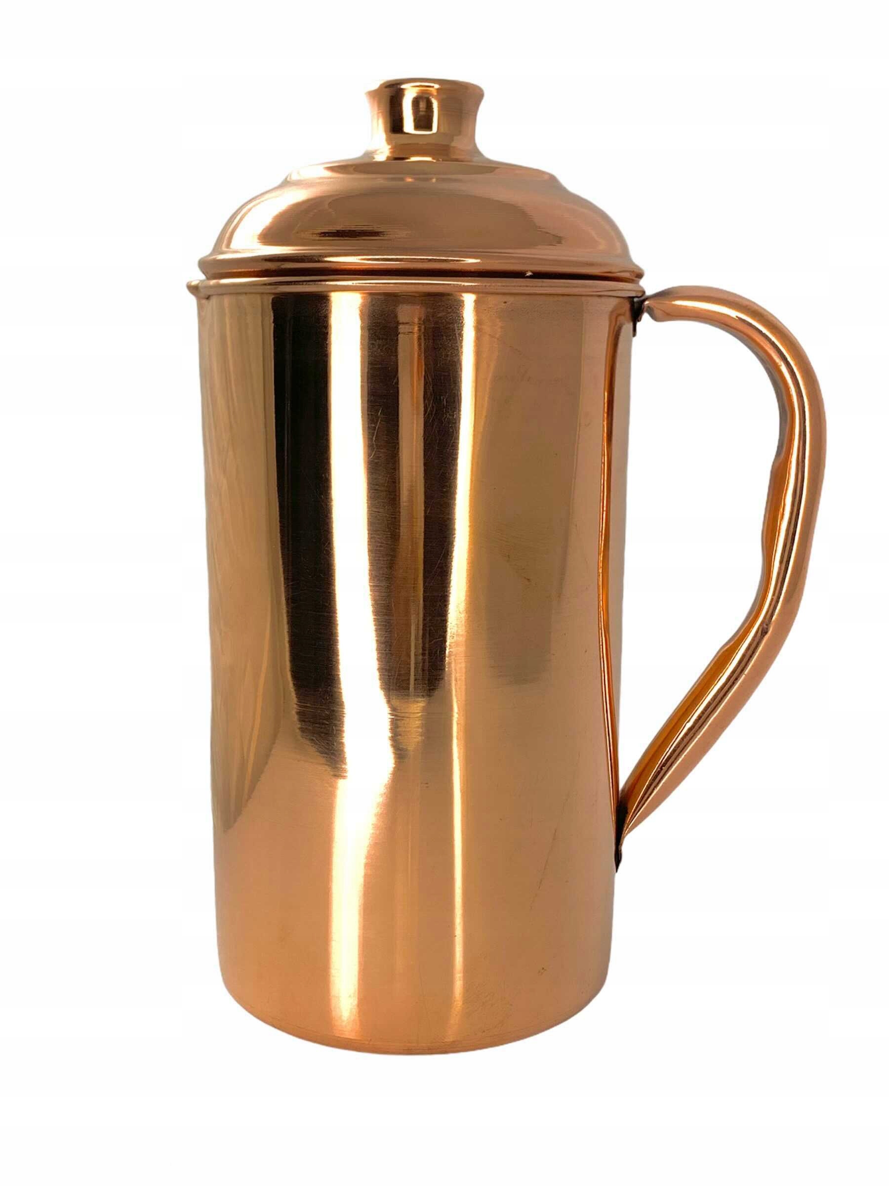 

Dzbanek Miedziany Klasyczny w Połysku 1,5l Ayur W.