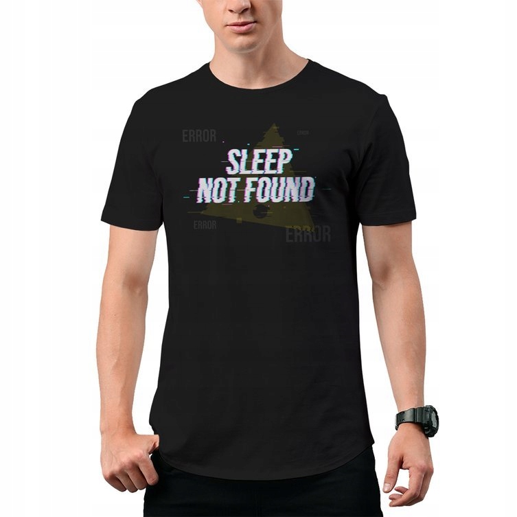 

Koszulka T-Shirt Error Sleep Not Found L
