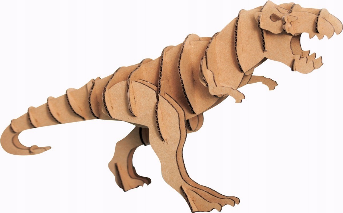 Puzzle 3D tekturowe, Tyranozaur Stan opakowania oryginalne