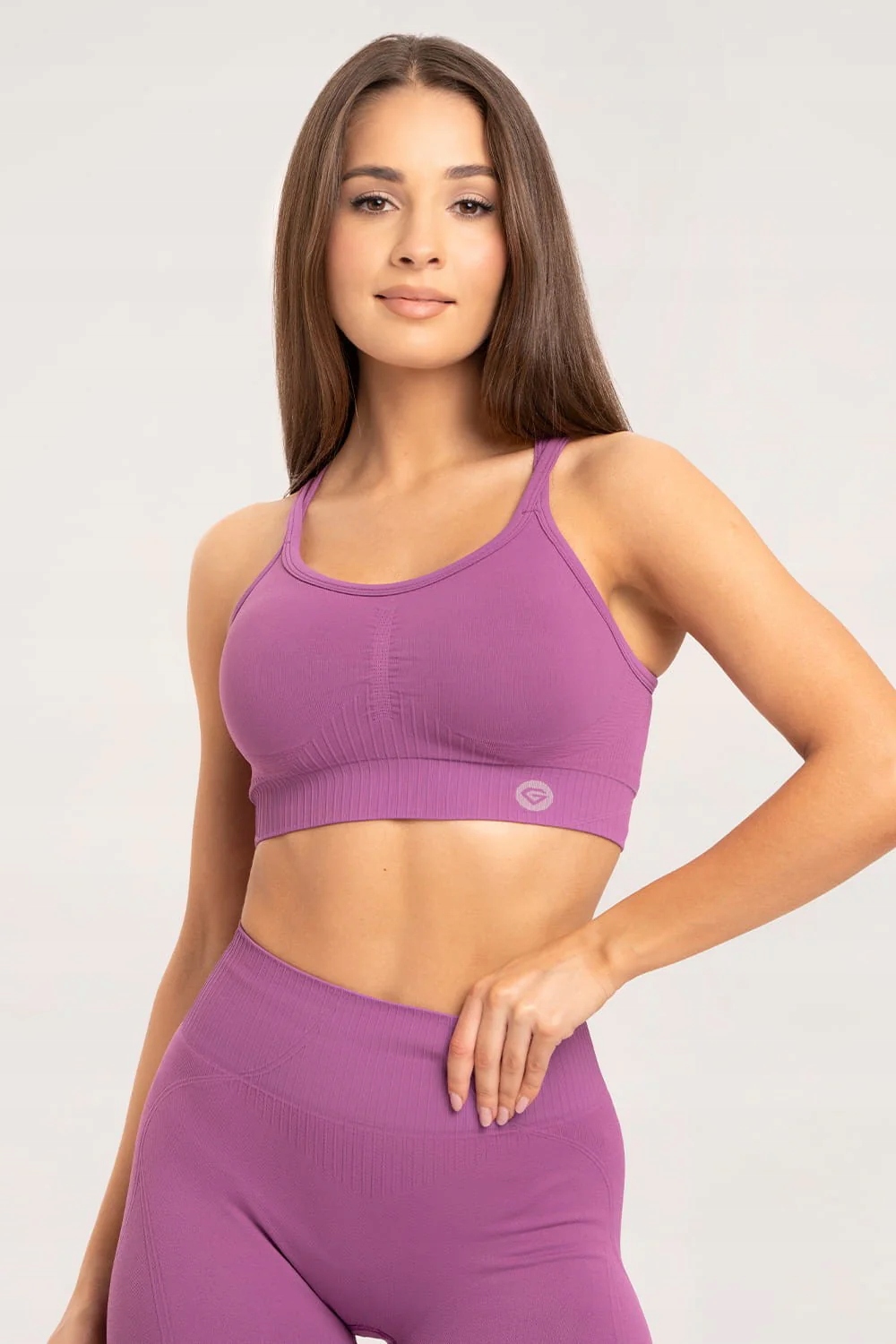 Gym Glamour Podprsenka push up 2.0 merry berry vel. Xs