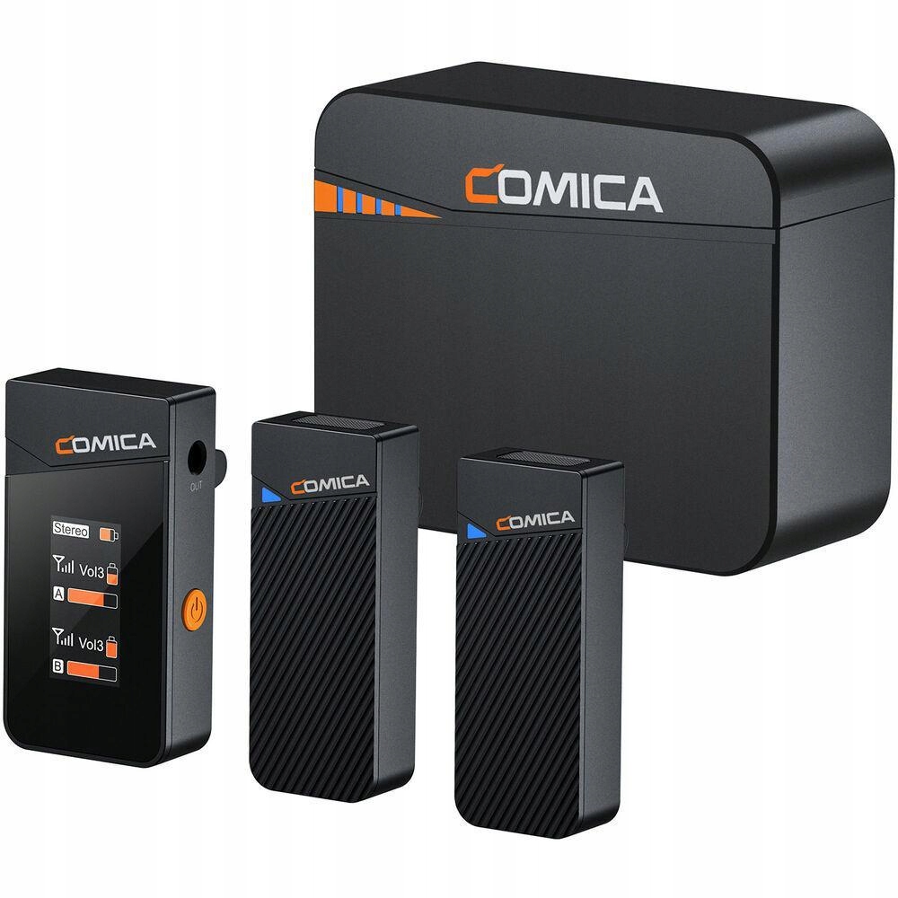 Comica Vimo C3 bezprzewodowy zestaw mikrofonowy 2,4 GHz 2TX+RX