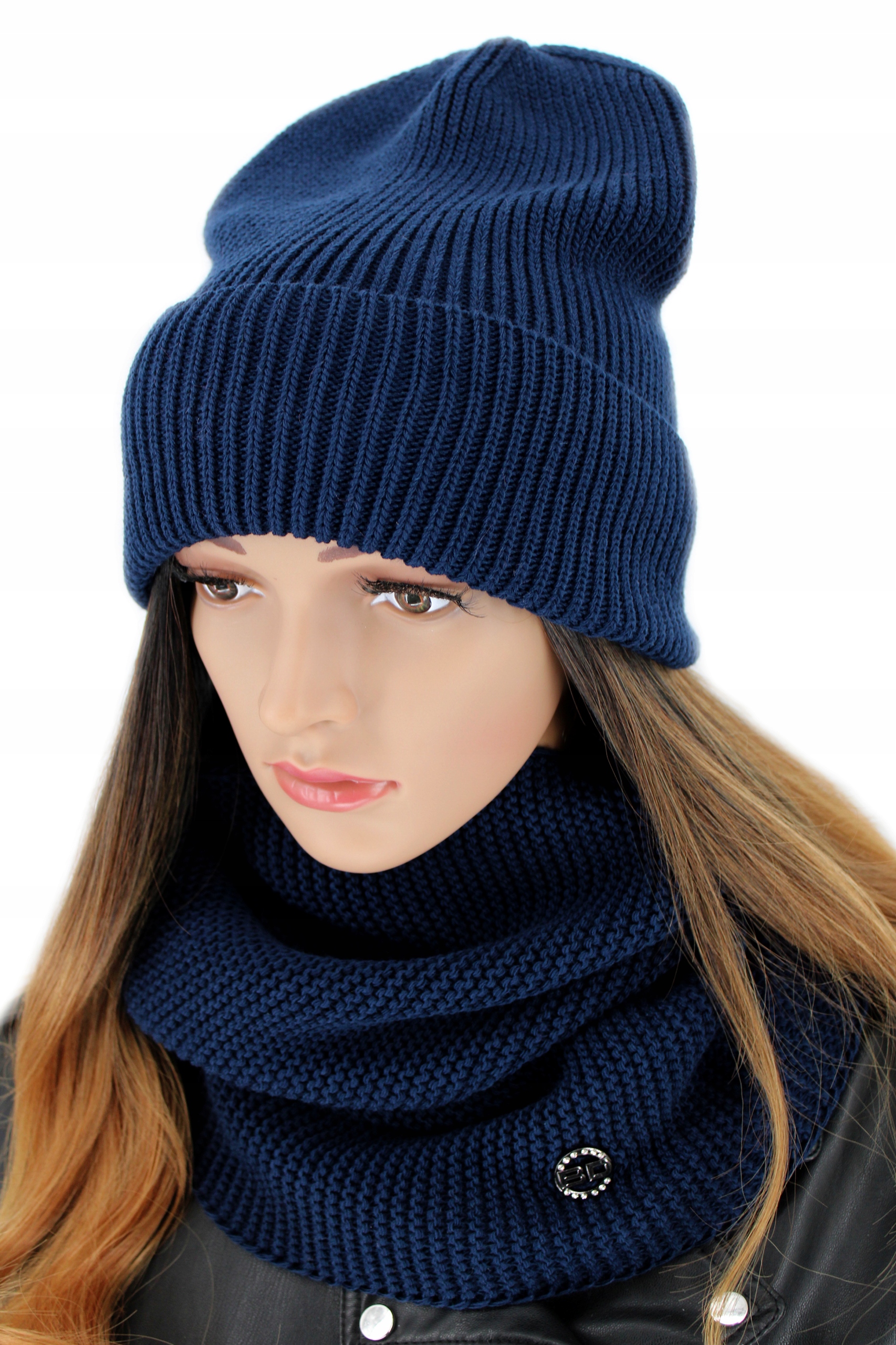 KOMIN DAMSKI MŁODZIEŻOWY ZIMOWY TUBA DAMSKA GOLF BLACK DI Długość (cm) 40 cm