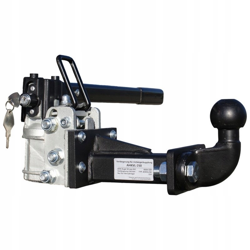 Univerzální prodloužení háku pro nosiče jízdních kol 250mm Funkce výklopu