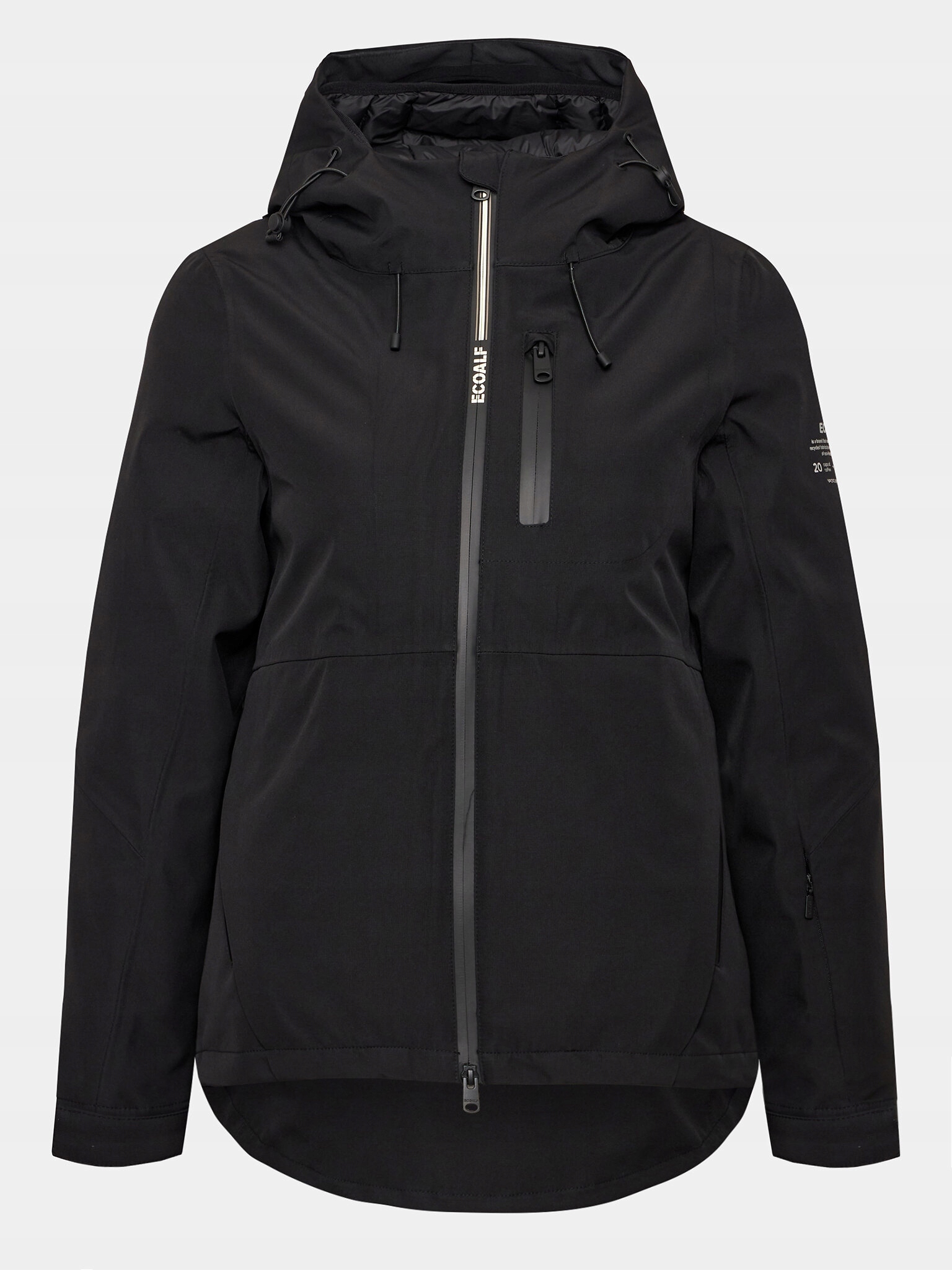 Ecoalf Kurtka przejściowa Mandualf GAJKMANDU0160WW22 Czarny Regular Fit