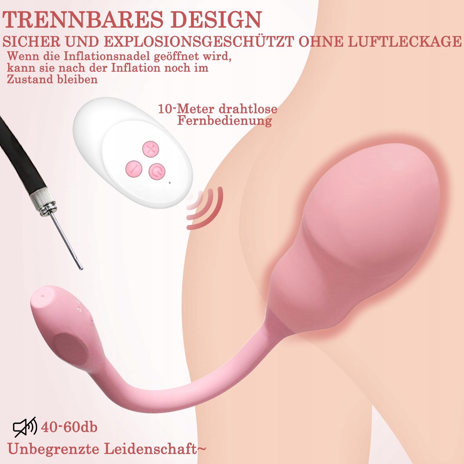 BDSMYEE Wibrator Dla Kobiet 10 Trybów Wibracji Dildo Zdalne Sterowanie — miniatura 7