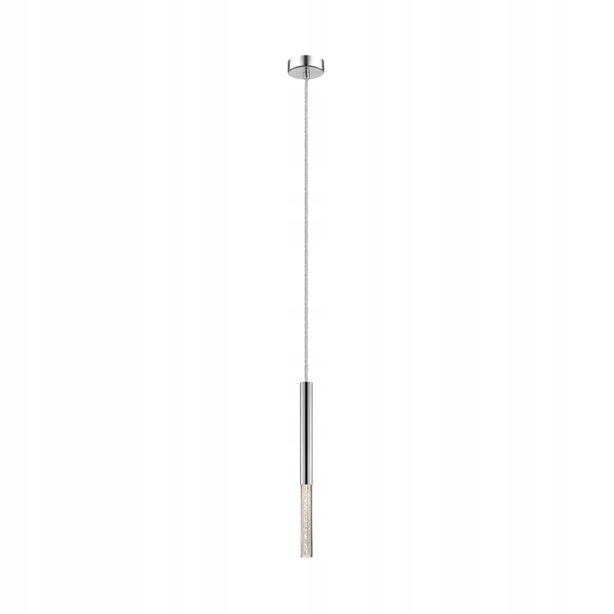 Led bodová závesná lampa s chrómovou trubicou a kryštálikmi 3300K Zuma Line