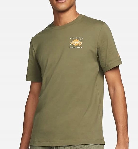 Tričko Nike Air Jordan Flight Essentials DH8968-222 zelené vel. S