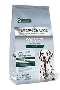 Arden Grange Dog Gf Adult Sen.Oc.White Fish&Potato12kg