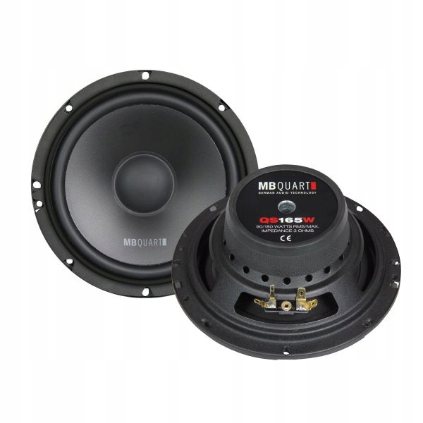 Głośniki Samochodowe 165 16cm Midbas Woofer Mb Quart QS165W 180W 3 Ohm