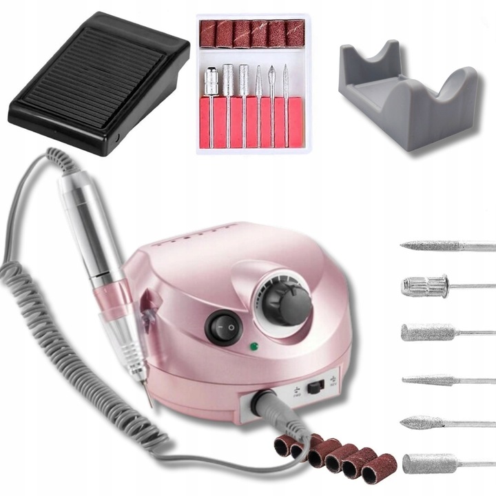 Frezarka Do Paznokci 65W Manicure Pedicure Do Usuwania Hybryd Żelu Frezy