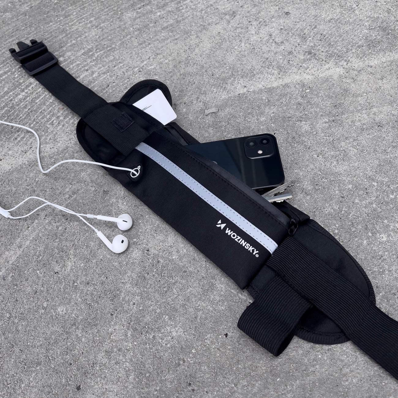 NERKA PAS BIEGANIA pasek ETUI NA ROWER TELEFON Materiał dominujący syntetyk