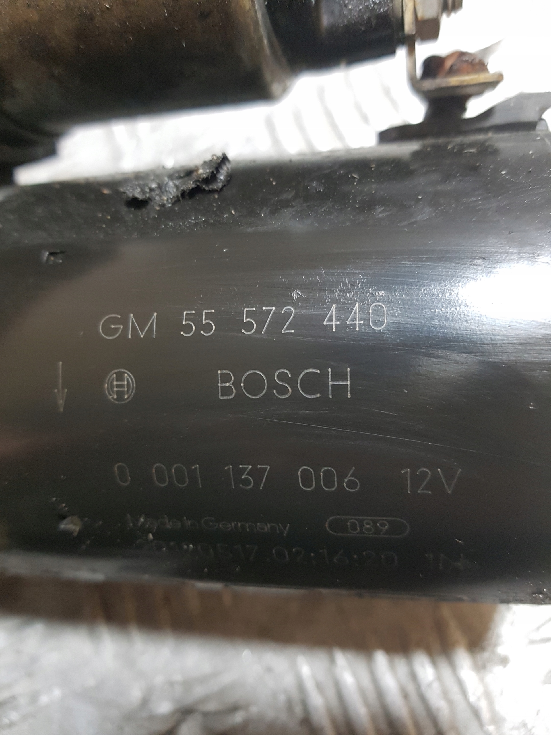 starter CHEVROLET ORLANDO 0001137006 55572440 1.4 B