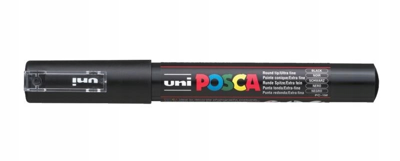 

Plakatowy Marker Uni Posca PC-1M Czarny