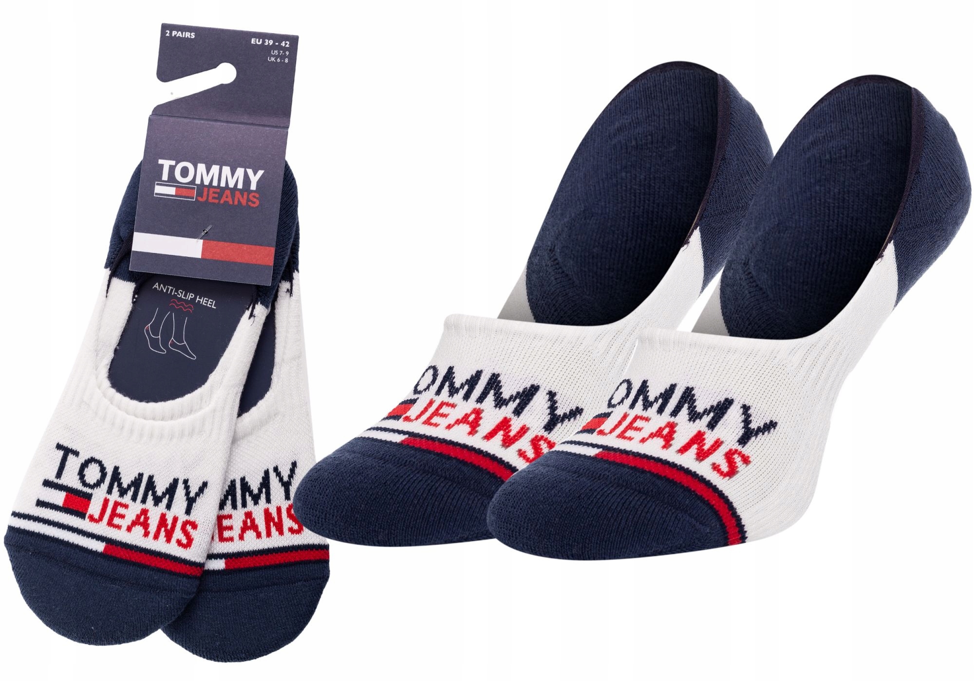 

Tommy Hilfiger Skarpetki Stopki Footie 2P R:43-46