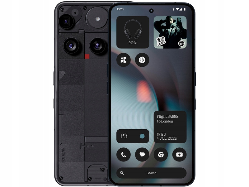 Smartfon Nothing Phone 3 12/256GB 6.7" 120Hz Czarny
