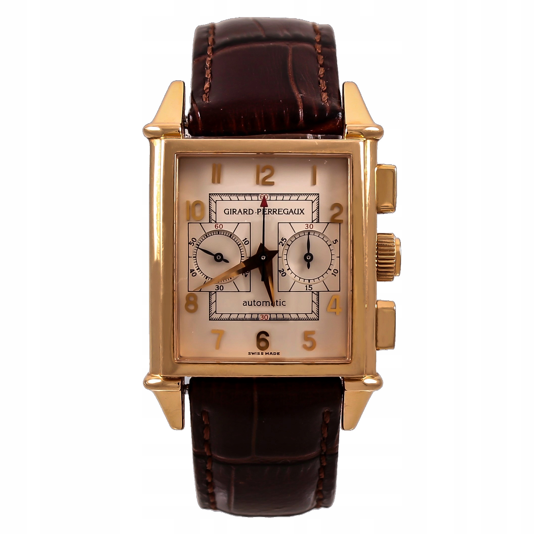 Złoty zegarek Girard Perregaux ref 2599 • Cena, Opinie • Męskie