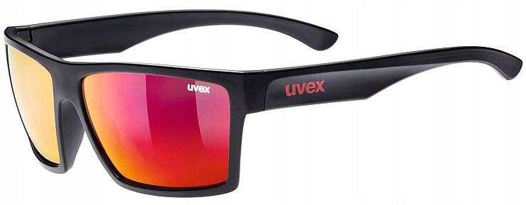 Sluneční brýle Uvex Lgl 29 Black Mat Mirror Red S3