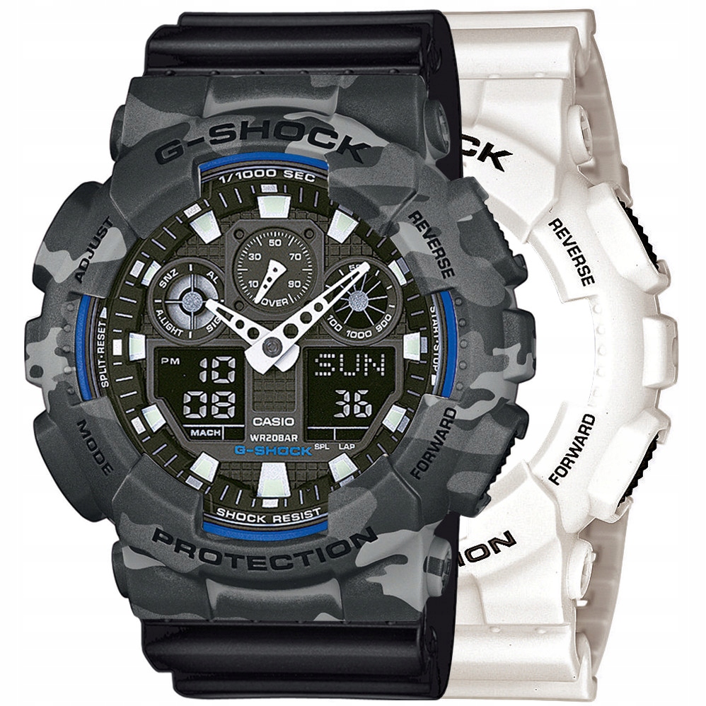 Hodinky Casio G-Shock Set GA-100B-7AER Bezel 10507071 Řemínek 10347688
