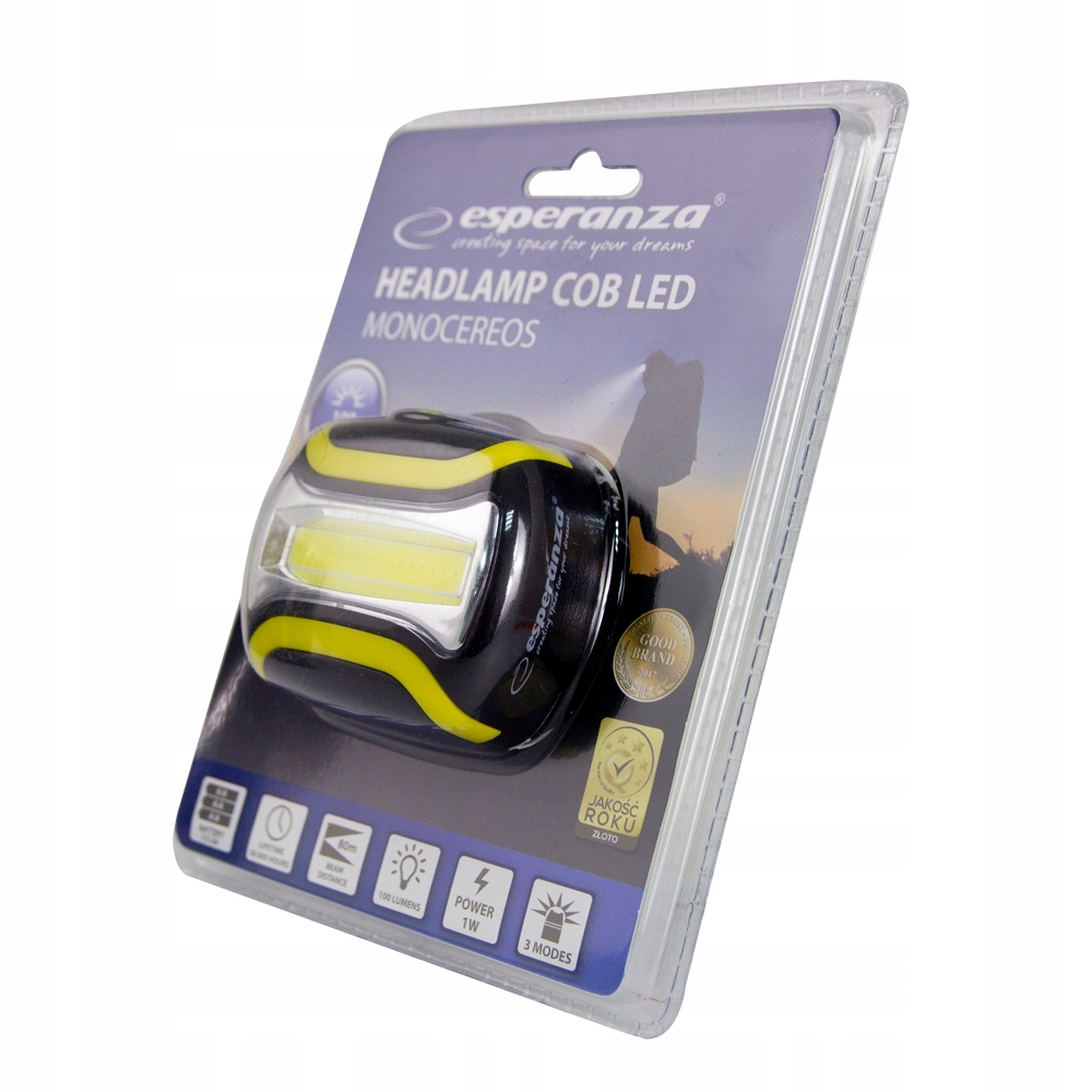 Latarka led czołowa MONOCEROS EOT032 Marka Esperanza