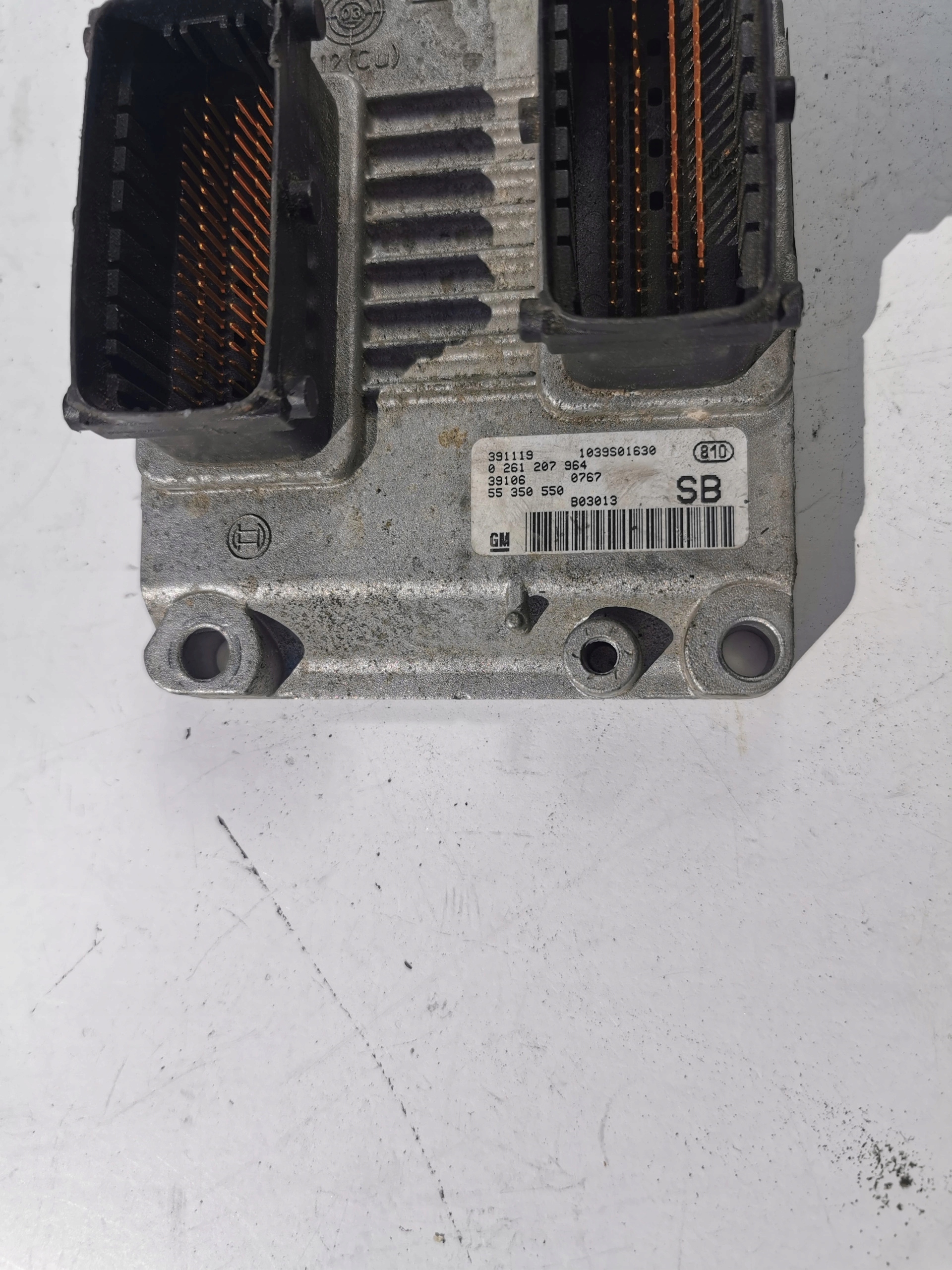 OPEL AGILA 1.2B 16V 0261207964 55350550 computer E