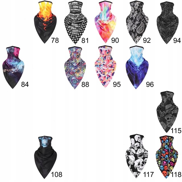 MASKA KARNAWAŁOWA BANDANA PRZEBRANIE KARNAWAŁOWE Płeć uniseks