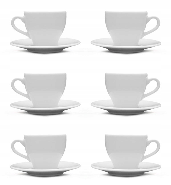

Lubiana Paula 6x Filiżanka 200 ML Spodek 14 CM