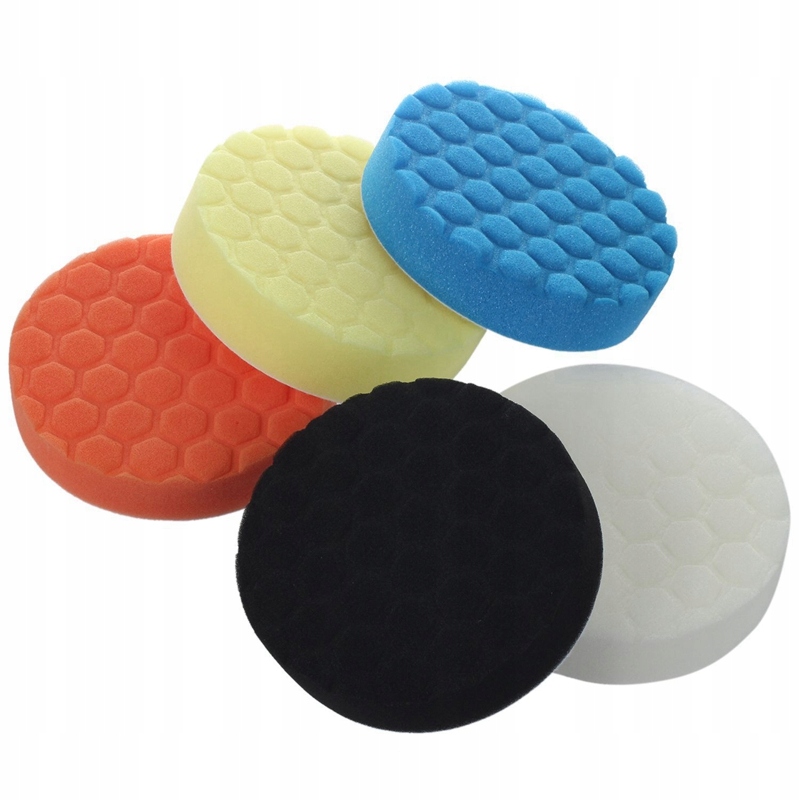 podkładki polerskie pad gąbka polerska 15 cm 5 szt 150mm