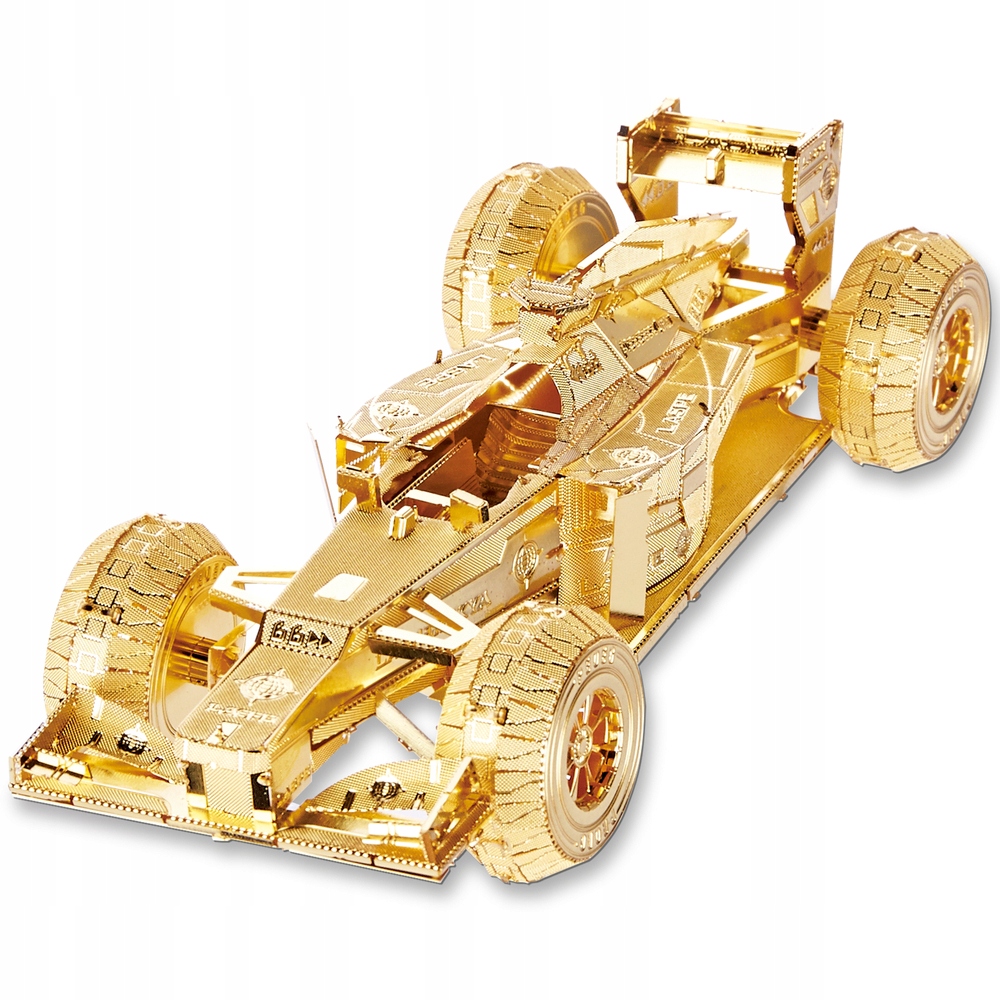 

Piececool Puzzle Metalowe Model 3D Wyścigówka F1