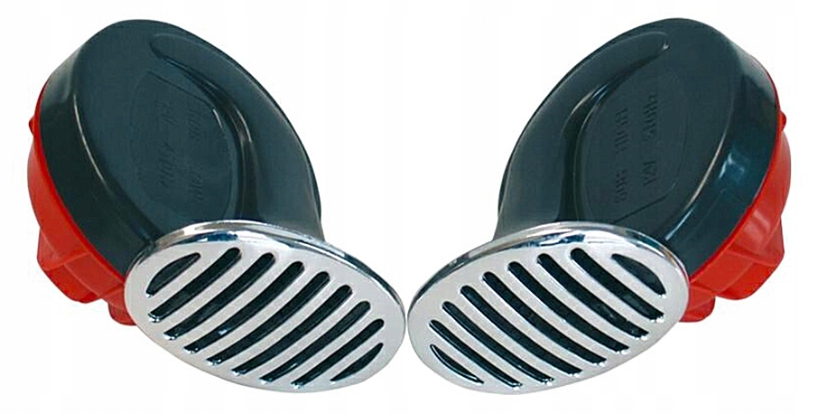 

Ślimakowy 12V Dwutonowy Black/chrom Klakson