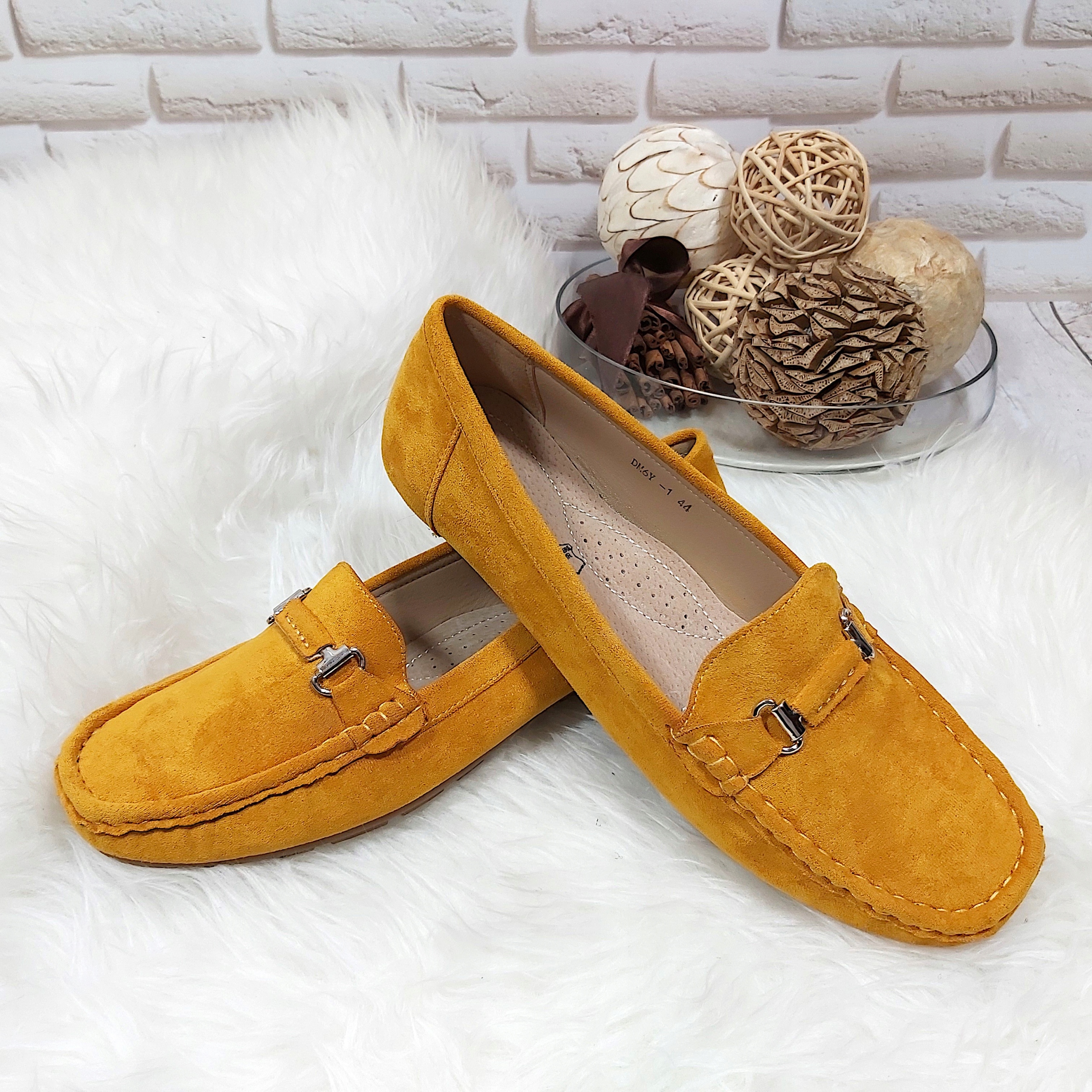 MOKASYNY DAMSKIE DUŻE ROZMIARY SKÓRZANA WKŁADKA 41 Rozmiar 41