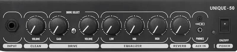 Wzmacniacz gitarowy COOLMUSIC Unique-50 Rodzaj combo